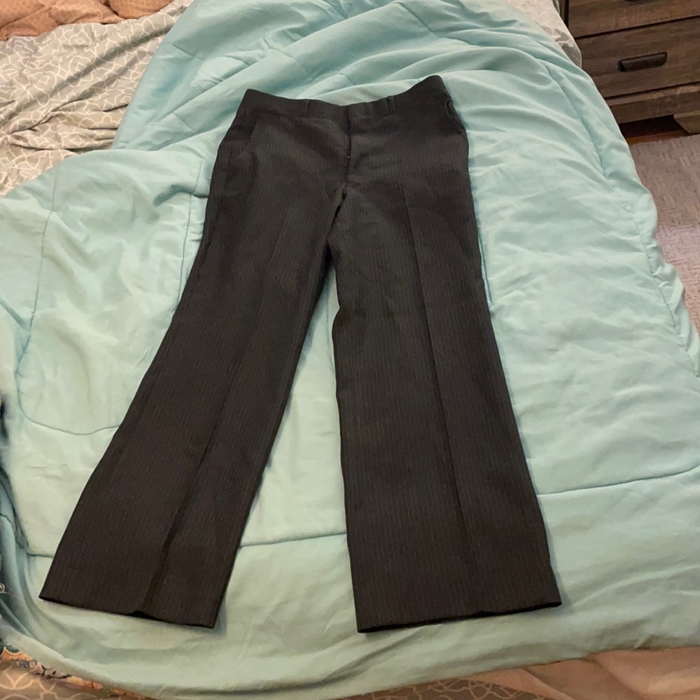 Striped dress pants